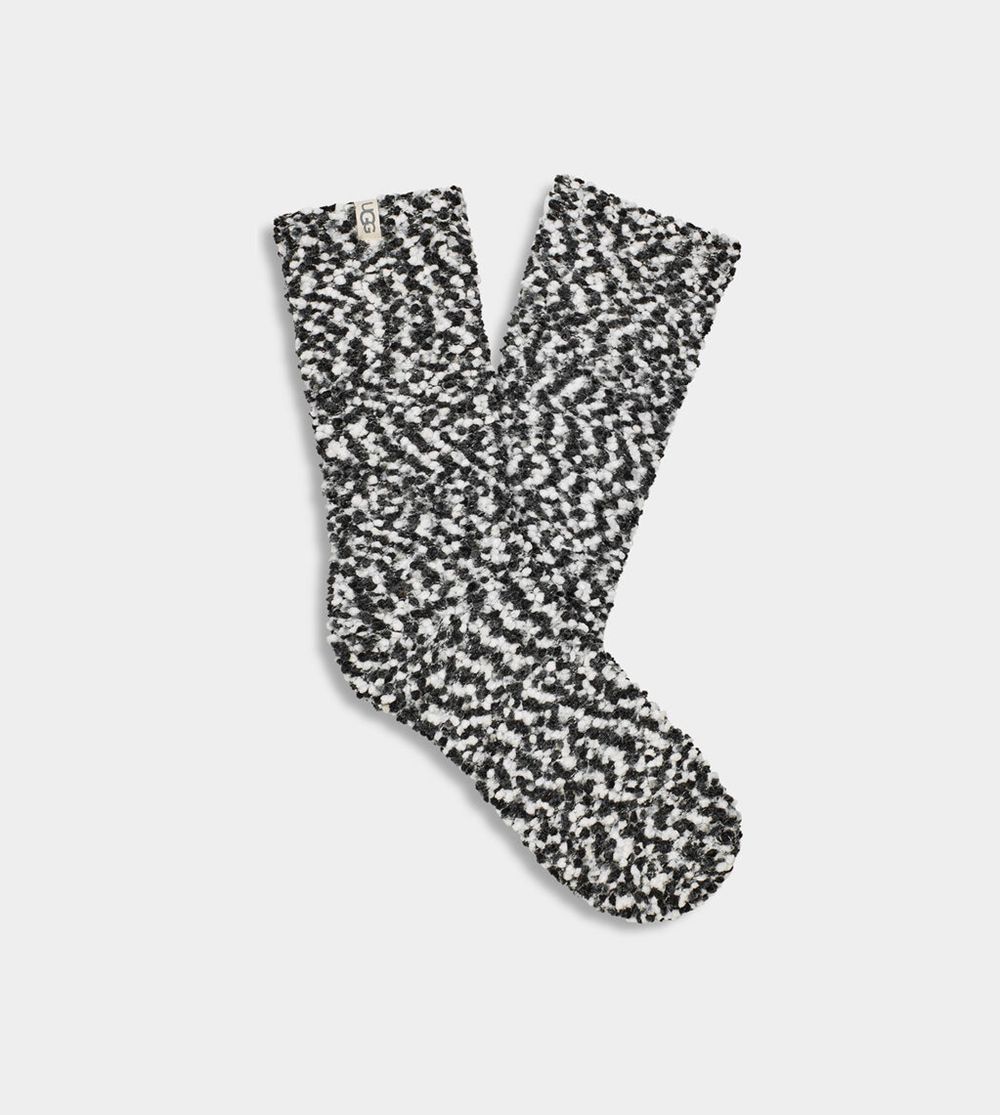 Ugg Adah Cozy Chenille Sparkle - Womens Socks - Grey - NZ (7431OGBUD)